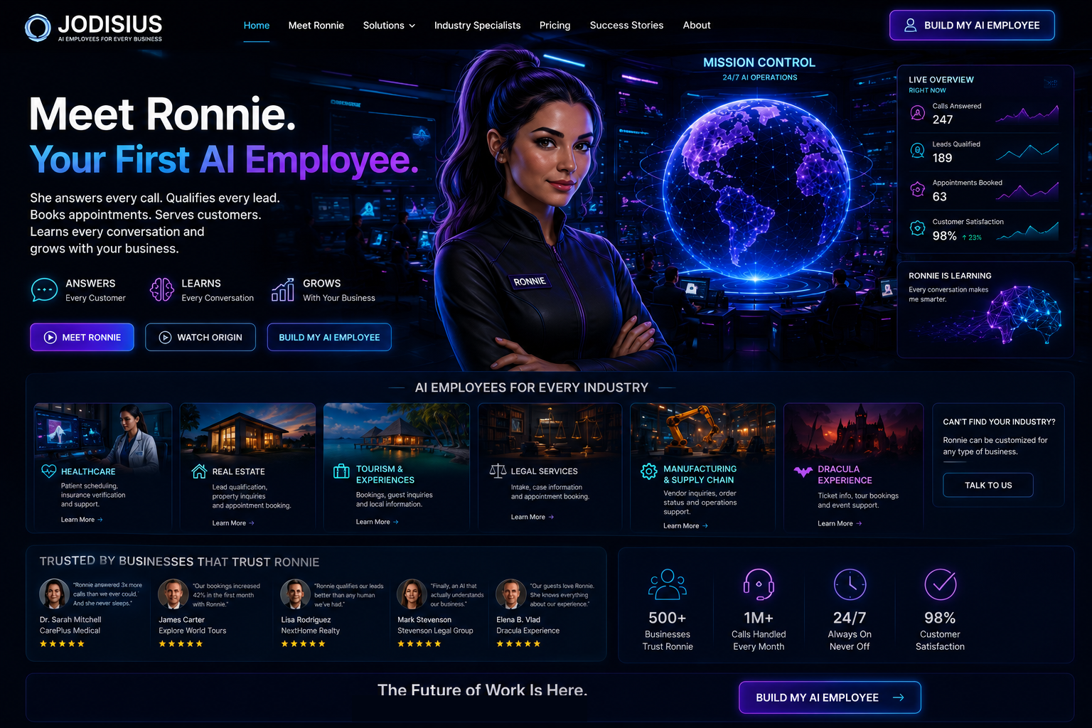 Jodisius AI — Meet Ronnie, Your First AI Employee